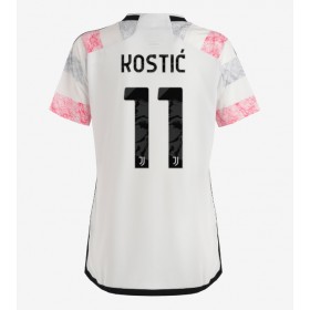 Juventus Filip Kostic #11 Borta Kläder Dam 2023-24 Kortärmad